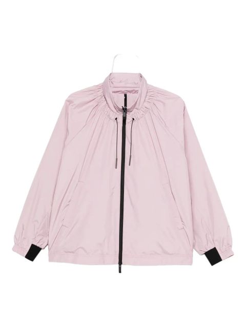Moncler drawstring-neck puff-sleeve jacket - Pink - zdjęcie produktu nr 1