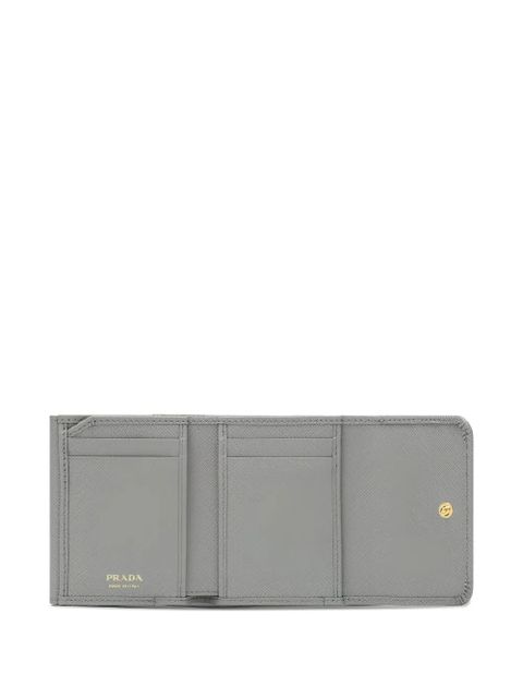 Prada small leather wallet - Grey