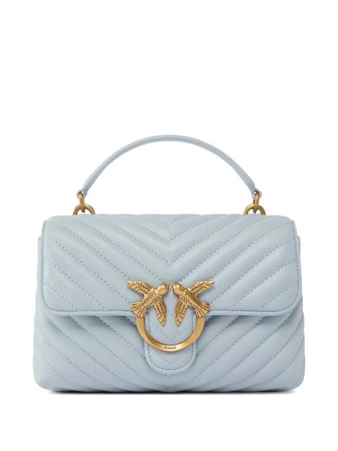 PINKO mini Lady Love chevron-pattern tote bag - Blue - zdjęcie produktu nr 1