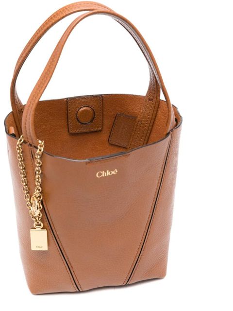 Chloé small Spin tote bag - Brown