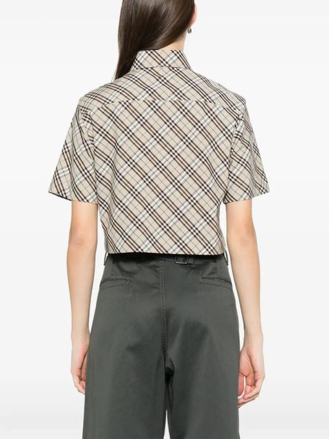 Burberry checked shirt - Neutrals