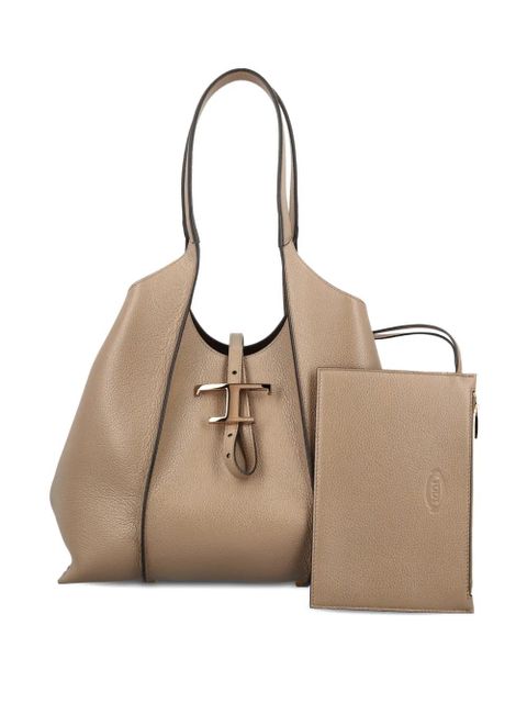 Tod's small T Timeless tote bag - Neutrals - zdjęcie produktu nr 1
