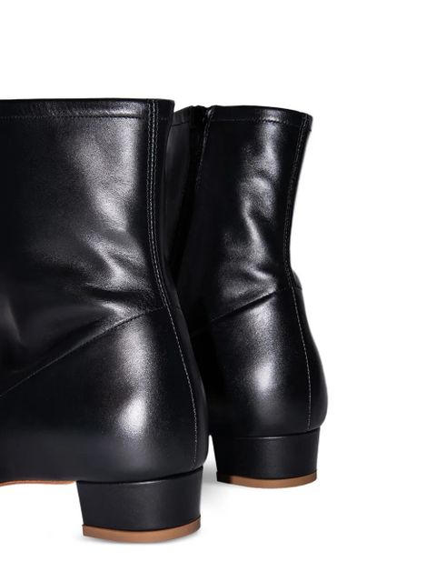 BY FAR Este leather ankle boots - Black - zdjęcie produktu nr 2