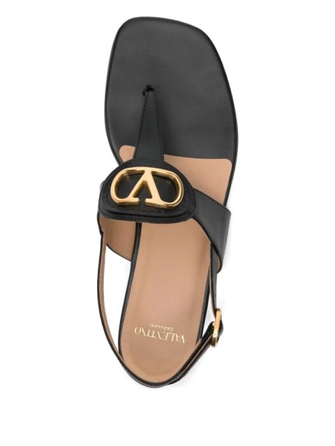 Valentino Garavani VLogo Signature slingback sandals - Black