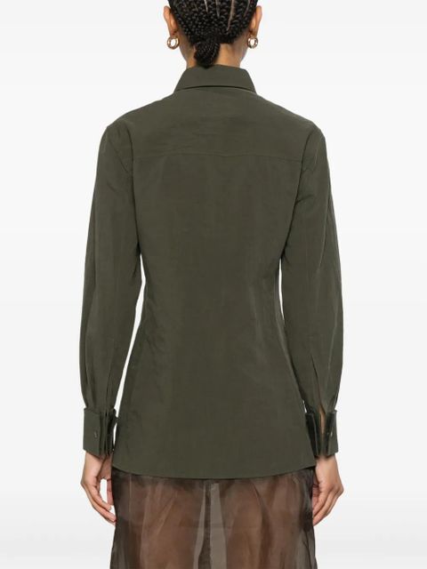 Saint Laurent Cassandre shirt - Green