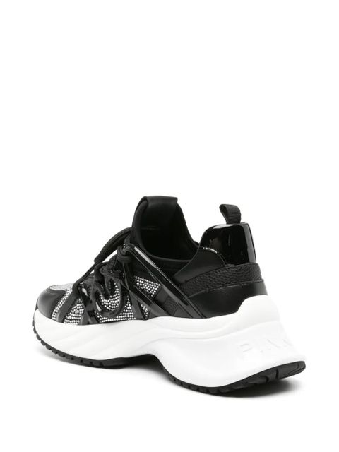 PINKO Love Birds-detail chunky sneakers - Black
