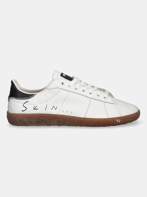 Patrizia Pepe sneakersy skórzane damskie kolor biały 8Z0112 L150 FG37