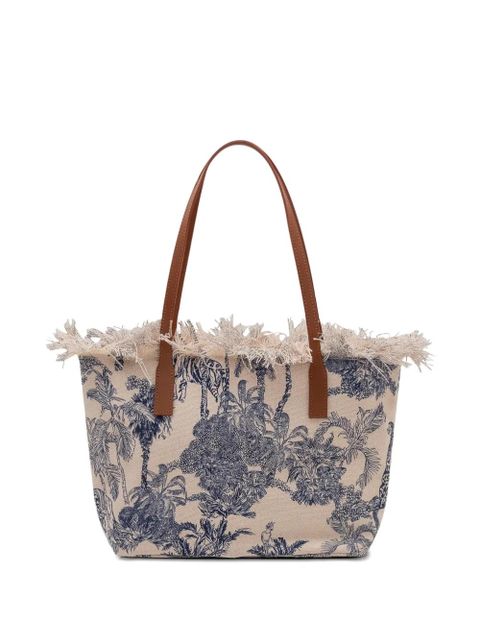 MC2 Saint Barth City fringed tote bag - Neutrals - zdjęcie produktu nr 2