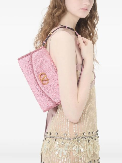Valentino Garavani small DeVain shoulder bag - Pink