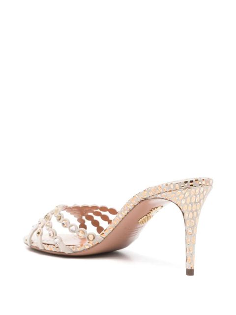 Aquazzura 75mm Tequila sandals - Gold
