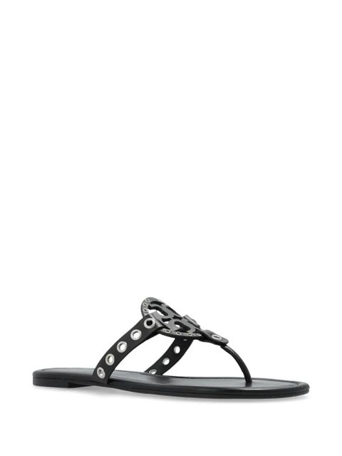 Tory Burch eyelet-embellished sandals - Black