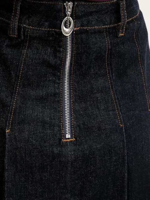 HUGO spódnica Gerelise kolor granatowy mini rozkloszowana 50556742