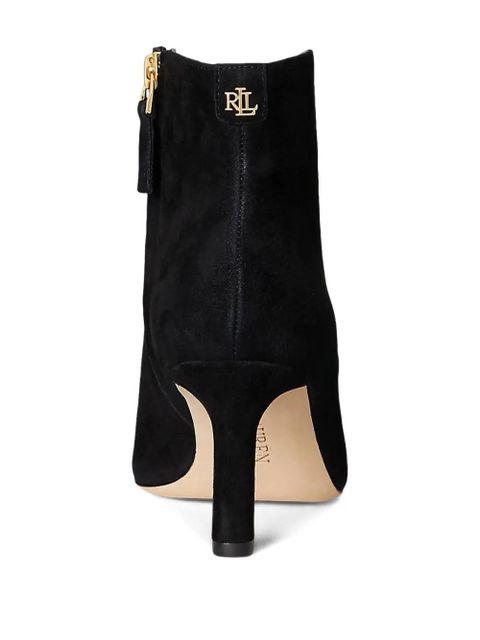 Lauren Ralph Lauren 70mm zip-fastening suede boots - Black - zdjęcie produktu nr 2