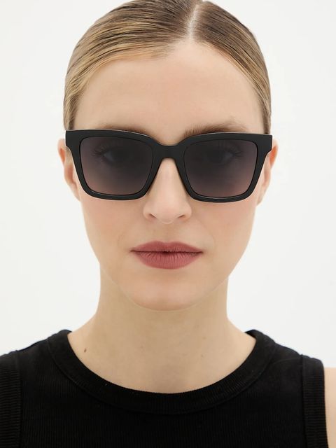 Love Moschino okulary przeciwsłoneczne damskie kolor czarny MOL091/S