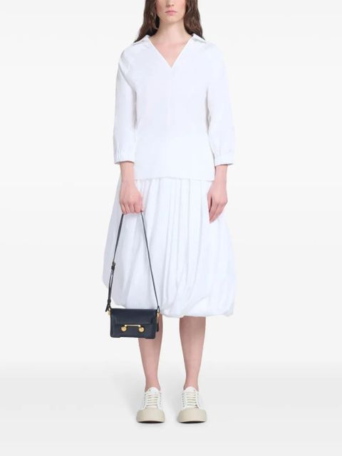 Marni mini Trunkaroo leather shoulder bag - Black - zdjęcie produktu nr 2