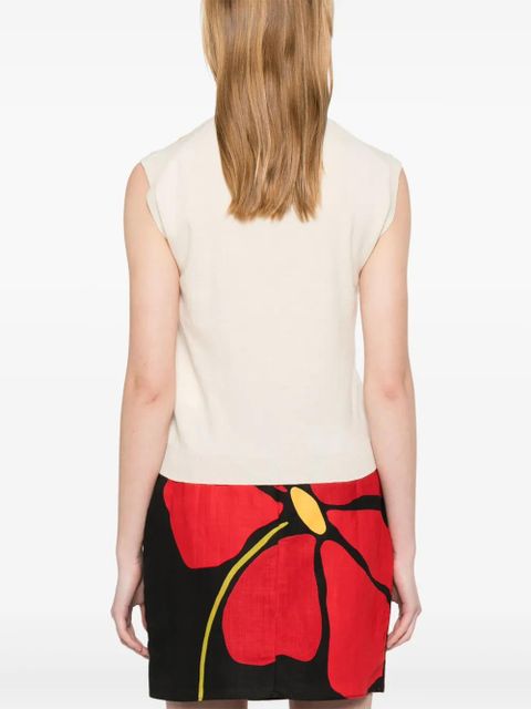 Marni argyle-pattern vest - Neutrals - zdjęcie produktu nr 2