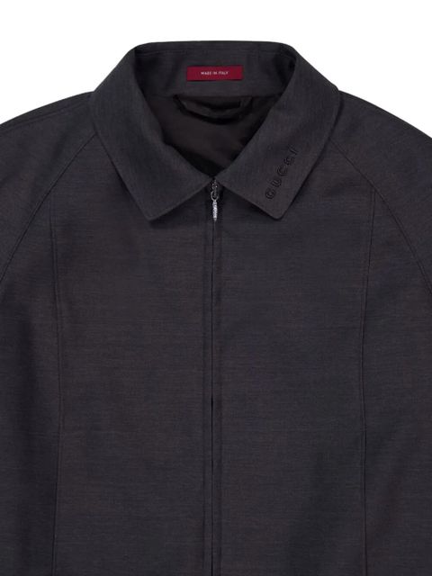 Gucci wool bomber jacket - Grey