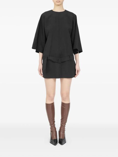 MM6 Maison Margiela belted mini dress - Black