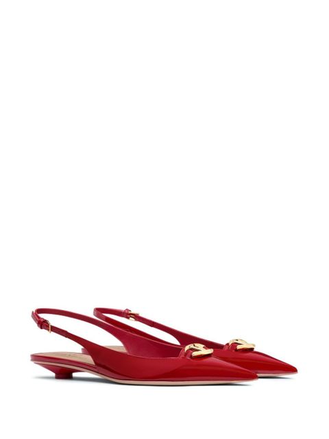Valentino Garavani 20mm VLogo The Bold Edition ballet flats - Red - zdjęcie produktu nr 2