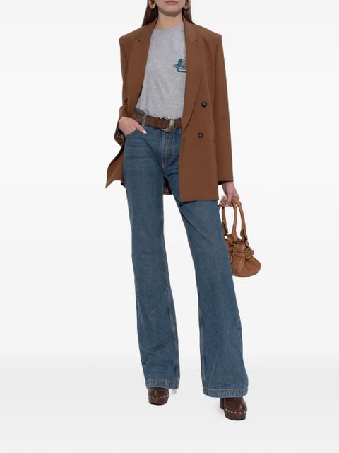 ETRO horse-print T-shirt - Grey