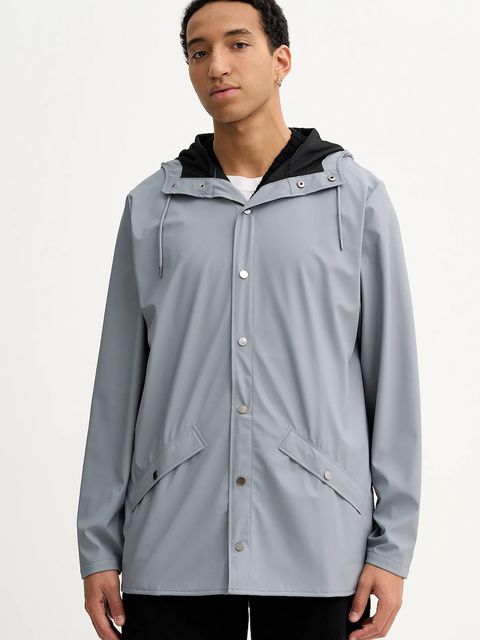 Rains kurtka 12010 Jacket W3 kolor szary przejściowa 12010