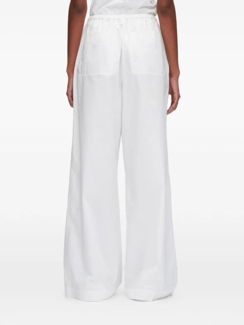 3.1 Phillip Lim drawstring wide-leg trousers - White