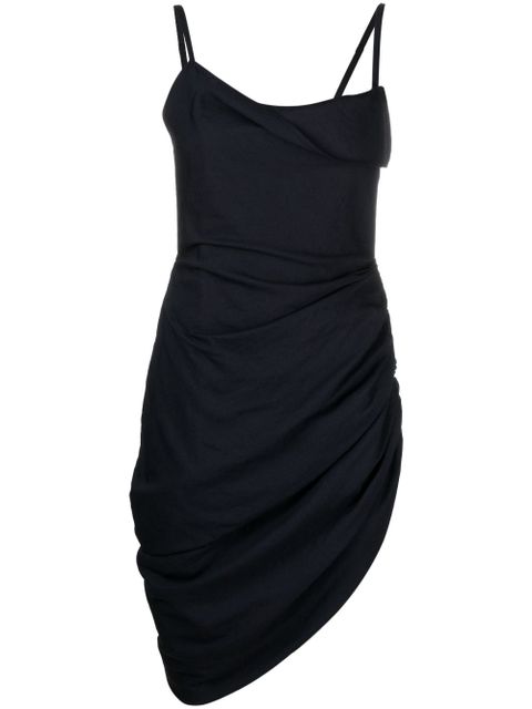 Jacquemus La Robe Saudade draped minidress - Blue - zdjęcie produktu nr 1