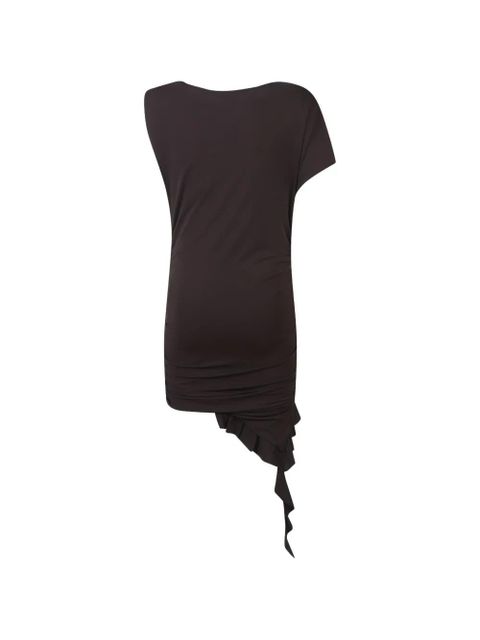 PINKO ruffled mini dress - Brown - zdjęcie produktu nr 2