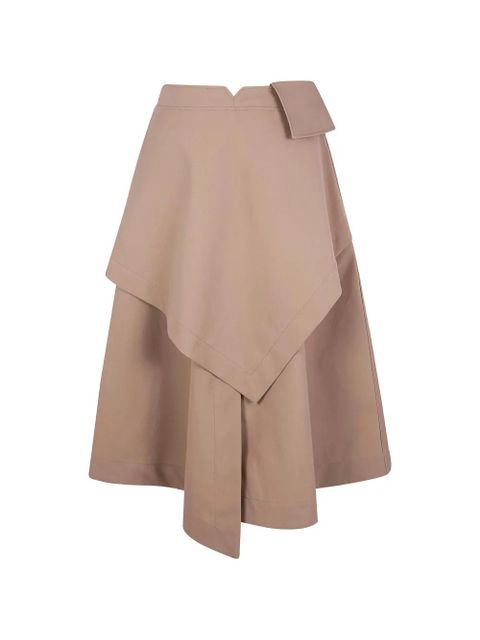 Róhe drape button-details skirt - Neutrals - zdjęcie produktu nr 2