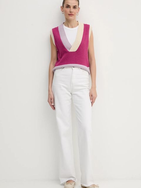 United Colors of Benetton kamizelka z dodatkiem wełny - zdjęcie produktu nr 1