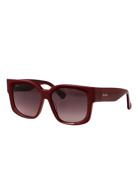 Max Mara Eyewear Glimpse square-frame sunglasses - Red