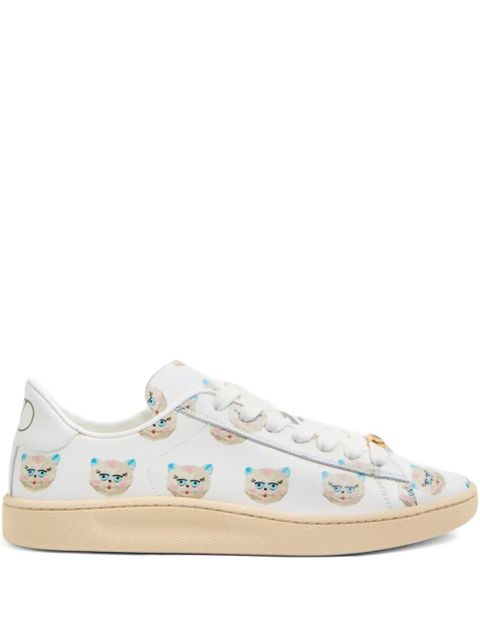 Valentino Garavani Royco Chat de la Maison-print sneakers - White - zdjęcie produktu nr 1