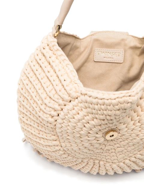 TWINSET logo-plaque tote bag - Neutrals