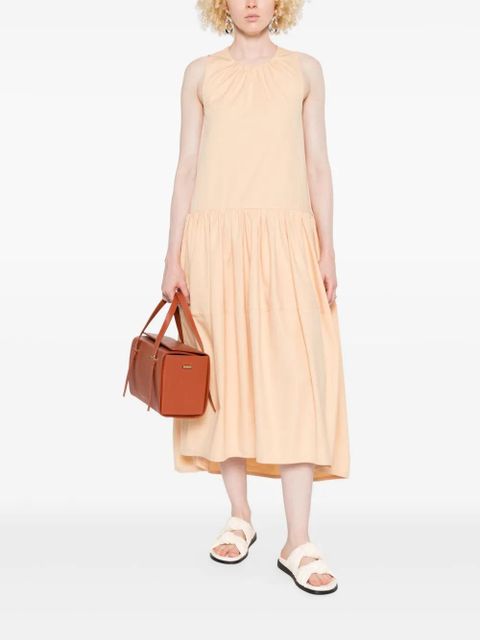 Jil Sander organic cotton dress - Orange