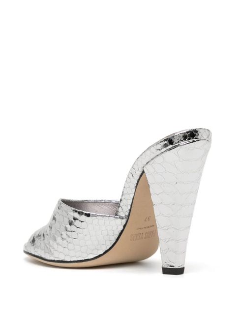 Paris Texas 105mm Olivia sandals - Silver