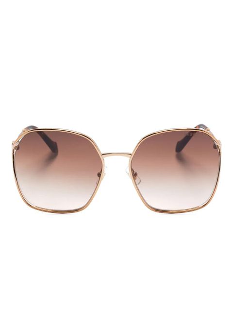 Miu Miu Eyewear square-frame sunglasses - Gold - zdjęcie produktu nr 1