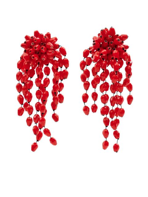 ISABEL MARANT Hanabi dangle earrings - Red - zdjęcie produktu nr 1