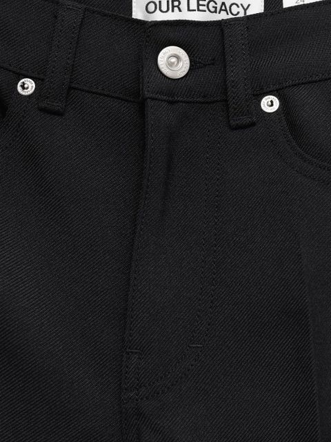 OUR LEGACY button-fastening trousers - Black