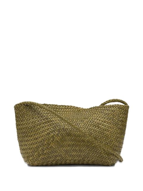 DRAGON DIFFUSION Corsina woven shoulder bag - Green