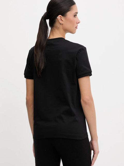 Guess t-shirt bawełniany CLELIA damski kolor czarny V5BI12 K8FQ4