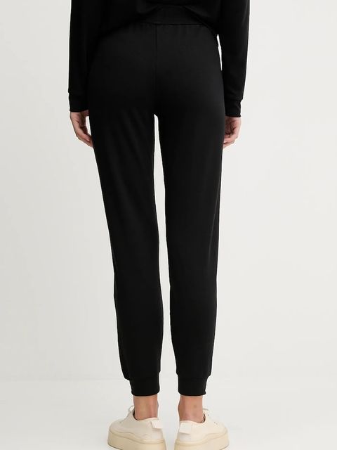 HUGO spodnie lounge damskie kolor czarny z nadrukiem 50556326 - zdjęcie produktu nr 2