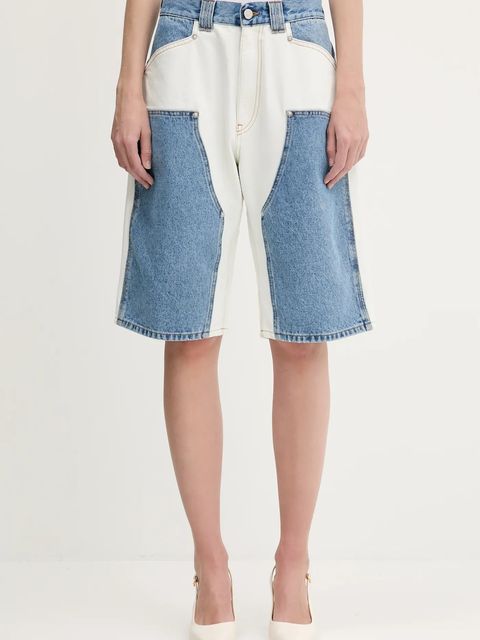 Aries szorty jeansowe Patchwork Western Carpenter Shorts