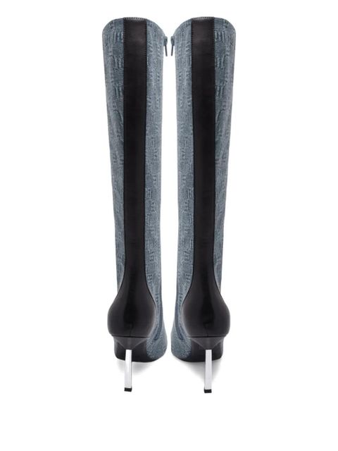 MISBHV 75mm monogram boots - Blue - zdjęcie produktu nr 2