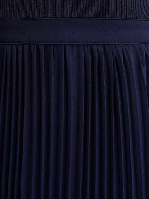 Morgan sukienka RMLISS kolor granatowy maxi rozkloszowana RMLISS