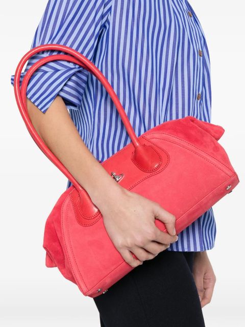 Vivienne Westwood small Shirley Orb detail shopper shoulder bag - Red - zdjęcie produktu nr 2