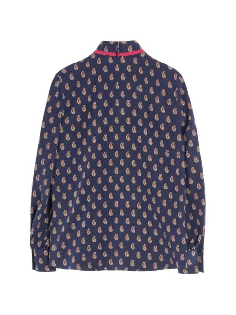 Valentino Garavani Voyage Imaginaire-print shirt - Blue