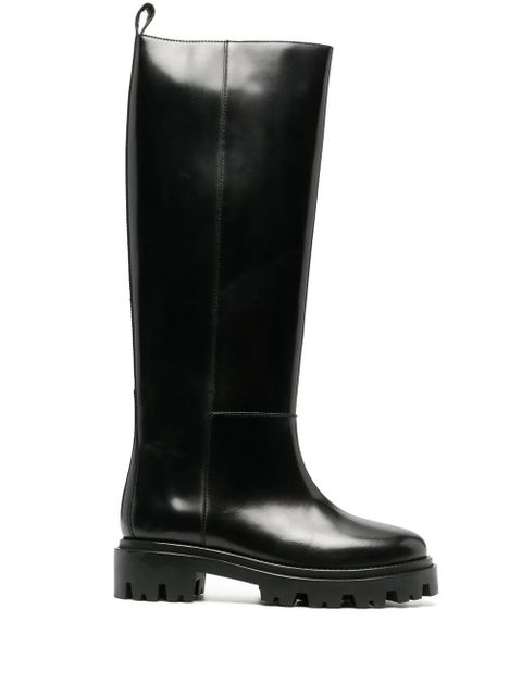 ISABEL MARANT calf-length leather boots - Black - zdjęcie produktu nr 1