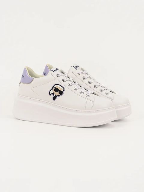 Karl Lagerfeld sneakersy skórzane ANAKAPRI damskie kolor biały KL63530N - zdjęcie produktu nr 2