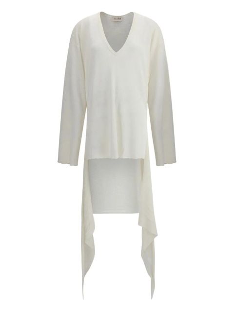 The Attico v-neck mini dress - White - zdjęcie produktu nr 1