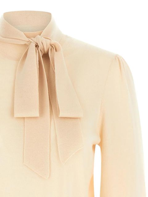 ZIMMERMANN pussybow puff-sleeve blouse - Neutrals - zdjęcie produktu nr 2